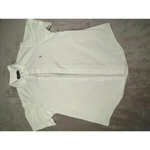Ralph Lauren Custom Fit White Short Sleeve Shirt